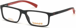 Timberland TB1636 002 Matt Schwarz Rot Kunststoff Brille Brillengestell 55-16-145 1636 RX - Bild 1 von 4