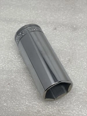 21mm SK Hand Tools 3/8” Drive, 6 Point, Deep Metric Chrome Socket USA Made, 8421 - Image 1 of 4