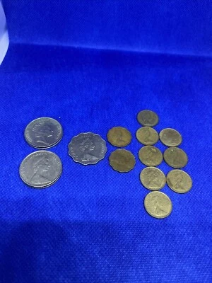 Set Hong Kong Coins 5 Dollar, 2 Dollar, 20 Cents, 10 Cents Circulated Assorted - Image 1 of 4