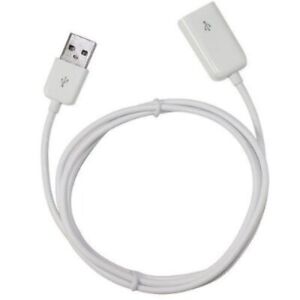 Genuine Apple 3-Ft / 1M USB Keyboard Extension Lead Cable Cord (591-0240)