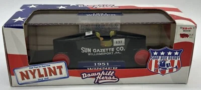 Nylint Diecast SOAP BOX DERBY CAR 1951 Winner Sun Gazette Co. Vintage 1999 NIB - Image 1 of 4