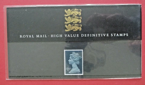 P14 1987 High Value £1.60 Definitive Presentation Pack MNH Elizabeth II Great Br Cover