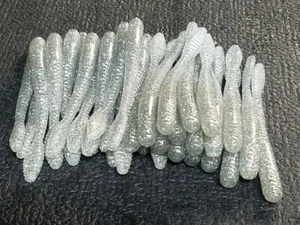 3,5 IN Cola de Pádel (ICE) - Disparo Fino/Gusanos Finos PLATA BRILLO HVY AJO 30 quilates - Imagen 1 de 3