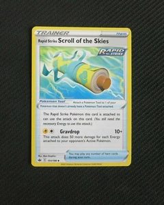 1x Rapid Strike Scroll of the Skies 151/198 Chilling Reign Pokemon TCG Card - Picture 1 of 1