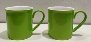 Set 2 Villeroy & Boch WUNDERBARE WELT Limettengrün Porzellan Becher Tasse - Bild 1 von 4