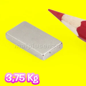 10 CALAMITE magneti 20x10x3 mm magnete calamita NEODIMIO - Attrazione: 3,75 Kg - Picture 1 of 4