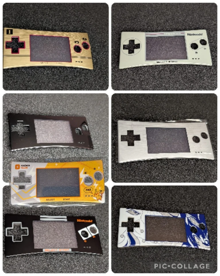 Nintendo Gameboy Micro GBM Replacement Faceplate Various Designs / Colours - Image 1 of 1