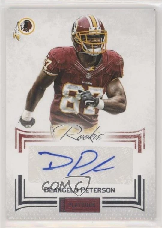 2012 Panini Playbook Signatures /140 Deangelo Peterson #101 Rookie Auto RC - Image 1 of 2