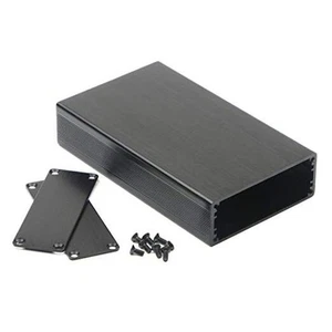 Black Surface Drawing Aluminum Enclosure Project Box Electronic Enclosure - Picture 1 of 6