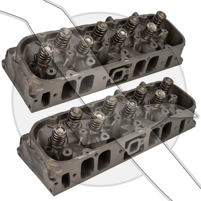 Par reconstruido 7,4 L 454 8,2 L 502 Big Block Gen V y VI culata fundición # 088 Foto 1 de 4