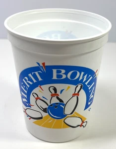 Merit Bowling Kunststoffbecher Bowlingkugel und Pin 4 1/4 cm hoch - Bild 1 von 5