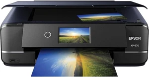 XP-970 Black Wireless Photo Printer Scan Copy 6-Color A3+ Prints - Picture 1 of 10