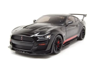 Ford Shelby Mustang GT500 Code Red 2022 negro coche modelo 1:18 Solido - Imagen 1 de 10