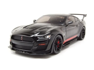Ford Shelby Mustang GT500 CODE RED 2022 Nero Modellino 1:18 Solido - Immagine 1 di 4