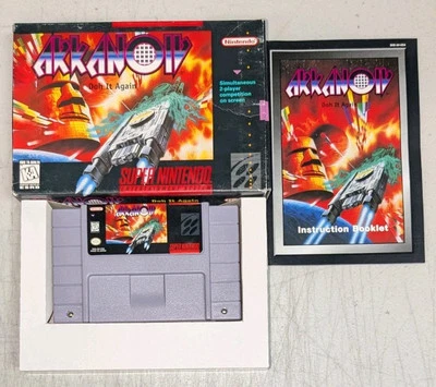 Arkanoid: Doh It Again (Super Nintendo SNES) Complete CIB w/ Manual - Image 1 of 4