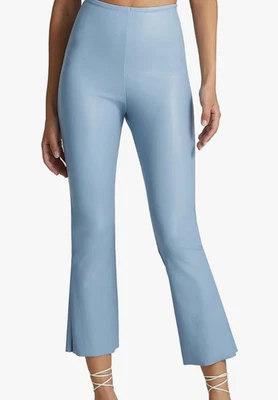 commando Faux Leather High-Rise Cropped Flare Leggings Size S blue - Image 1 of 4