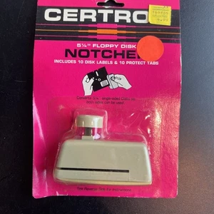 VTG New Old Stock Certro 5 1/4” Floppy Notcher Sealed - Photo 1/5