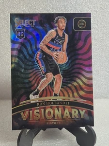 Ron Holland II RC 2024-25 Panini Select Basketball Visionary #10 Pistons - Picture 1 of 7