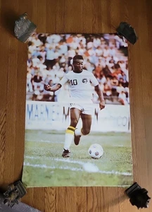 Pele Poster - New York Cosmos Soccer Fußball Original 1975 Sports Illustrated - Bild 1 von 5