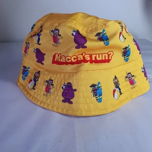Mcdonalds Maccas Run Squad Yellow Bucket Hat 2025 Adult Size - Picture 1 of 6