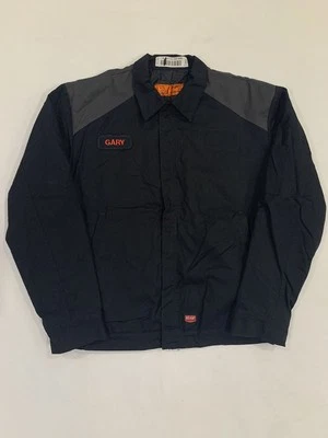 Red Kap Mechanic Technician Work Jacket Two Tone Medium Industrial Uniform #B05 - Image 1 of 4