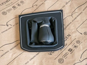 ORIG. VW Touran 5T RHD Gearstick Knob Leather Schaltknauf Leder 5TC711113C IRF - Bild 1 von 8
