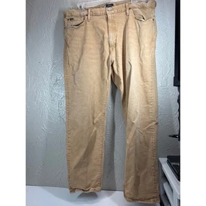 Polo Ralph Lauren Varick jeans slim dritto kaki denim classico uomo taglia 44x30 - Foto 1 di 7