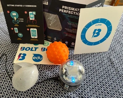 Bola Robótica Sphero BOLT - Incluye cargador, cable, cubierta Turbo, cubierta AnNubby Foto 1 de 4