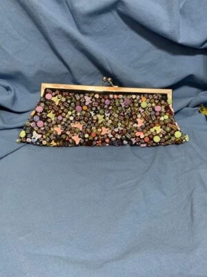 Саша ручной работы - разноцветный бисер - сумочка - тела/плечевой ремень. - Изображение 1 из 4