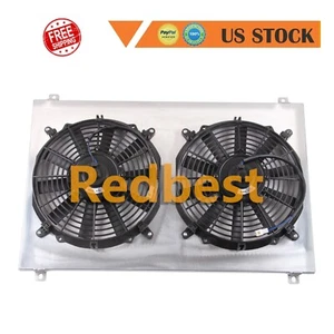 Ventilador de cubierta de aluminio de radiador para Chevy Camaro Pontiac Firebird 1982-1992 V8 #951 - Imagen 1 de 9