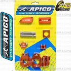 Apico Bling Pack Orange Blocks Caps Plugs Nuts Clamp Covers For KTM SX 85 2007