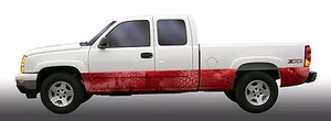 Chameleon Camouflage Camo Rocker Panel Graphic Decal Wrap Kit Truck SUV style 3 - Picture 1 of 2