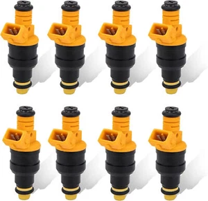 8X Upgraded EV1 Fuel Injectors For Ford 5.0L 5.8L 302 351W Bronco F150 F250 F350 - Bild 1 von 18