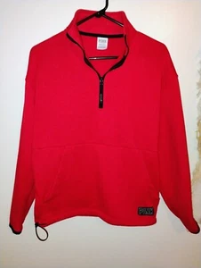 Victoria's Secret Mujer Pullover XS Rosa Sherpa Gran Tamaño 1/4 Cremallera Chaqueta Cálida - Imagen 1 de 3