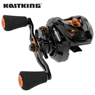 KastKing Zephyr Baitcasting Reel 7.2:1 Shallow High-Speed Aluminum Spool NEW US
