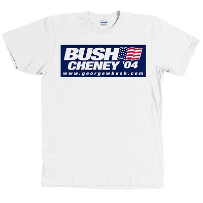 Camiseta Bush Cheney 04 Republicana George W 2004 Camiseta NUEVA CON ETIQUETAS Foto 1 de 2