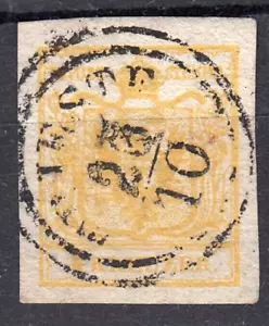 Austria 1850 1 kr naranja - Imagen 1 de 1