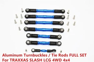 GPM Aluminum Turnbuckles / Tie Rods FULL SET For TRAXXAS SLASH LCG 4WD 4x4 US - Picture 1 of 7