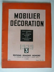 E10 REVUE 1939 MÖBEL DEKORATION SOUBRIER ENGLINGER GEORGES DAREL SABINO LELEU - Bild 1 von 5