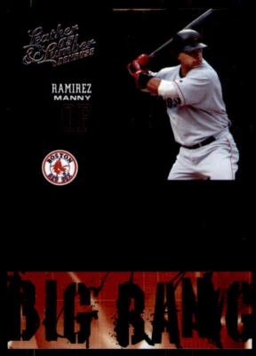 2005 Donruss Leather & Lumber #BB-19 Manny Ramirez Big Bang #/2000 - Image 1 of 2