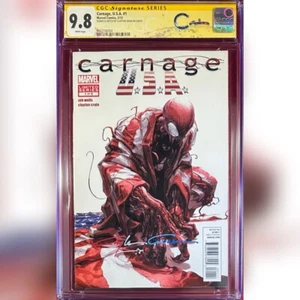 CARNAGE USA #1 CGC 9.8 SS FIRMADO POR CLAYTON CRAIN - Imagen 1 de 2