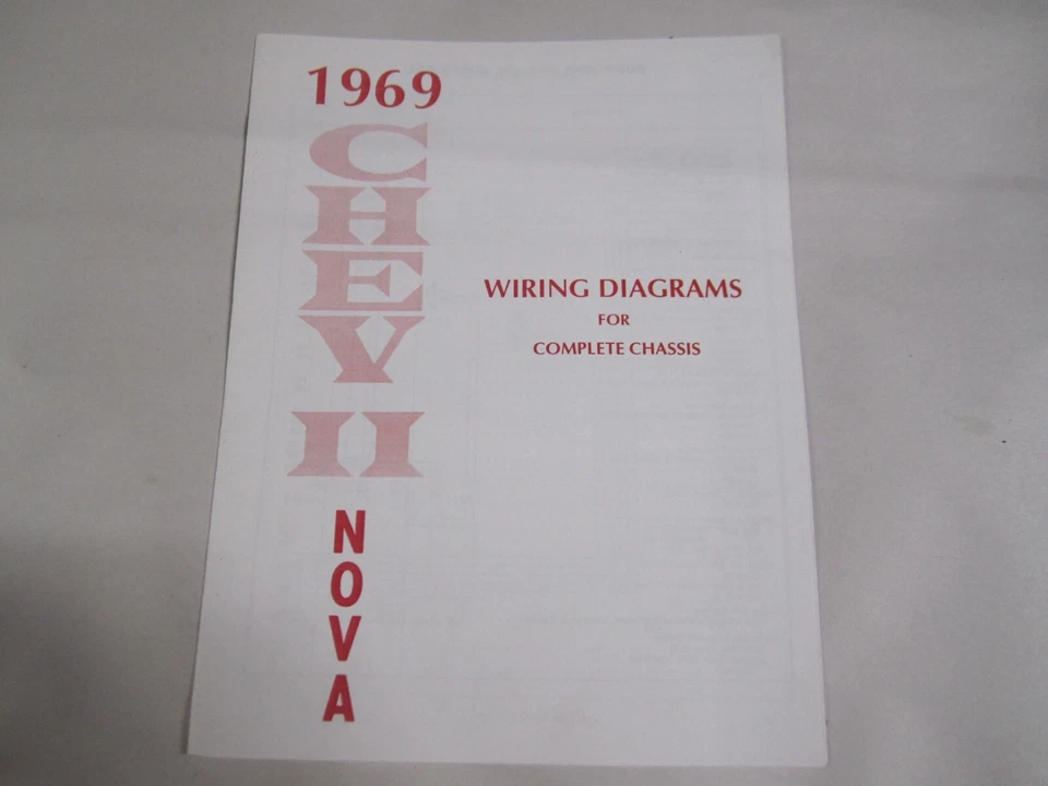 Chevrolet Nova 1969 diagrama de cableado Foto 1 de 1