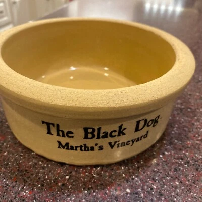 Керамическая миска для собак The Black Dog Martha's Vineyard керамика Roseville * - Изображение 1 из 4