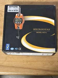 ANYLOAD Digital Hanging Scale Mini Crane Scale Model:OCS-L Orange - Picture 1 of 13
