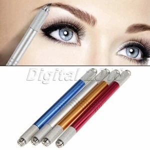 1 pieza Pluma Microblading Permanente Pluma Manual Maquillaje Cejas Pluma 4 Colores Tatuaje - Imagen 1 de 8
