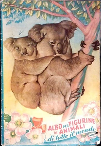 ALBO PER FIGURINE DI ANIMALI DI TUTTO IL MONDO 1950 - Picture 1 of 4