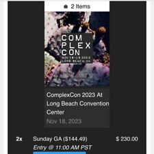 Complexicon Sunday General Admission TIXR Ticket - Instant Delivery!