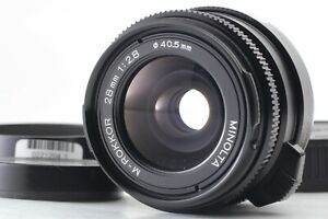 [ MINT w/HOOD ] Minolta m-rokkor 28mm f2.8 Lens CL CLE Leica M mount From JAPAN