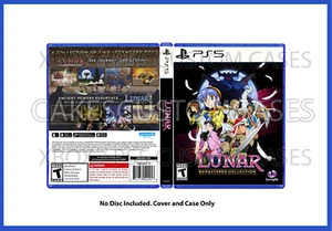 FUNDA DE REPUESTO CUSTOM -SIN DISCO- Colección Lunar Remastered PS5 VER DESCRIPCIÓN - Imagen 1 de 2