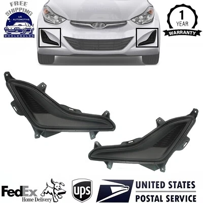 New Front Fog Light Cover Left & Right Side For 2014-2016 Hyundai Elantra - Изображение 1 из 4